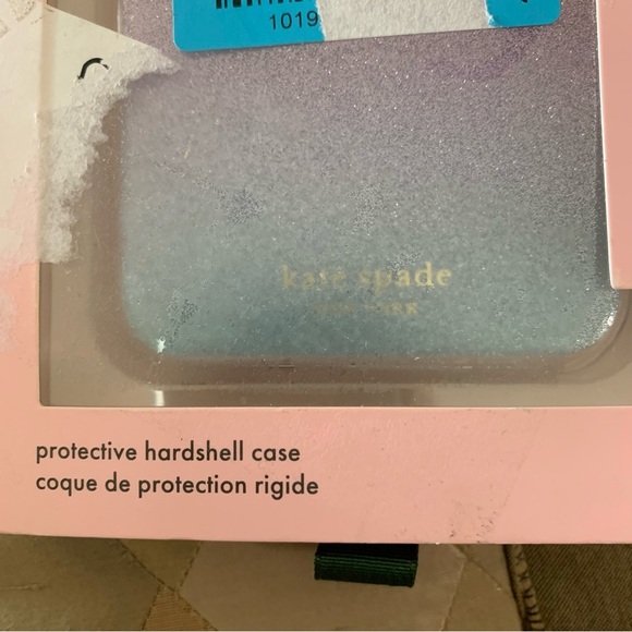Kate Spade Apple iPhone 11 Pro Max/ XS Max Hard Shell Phone Case Ombre Glitter - Picture 4 of 4